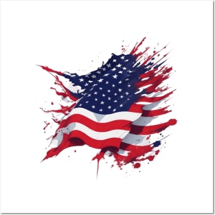 Patriotic shirt Made In USA Posters and Art